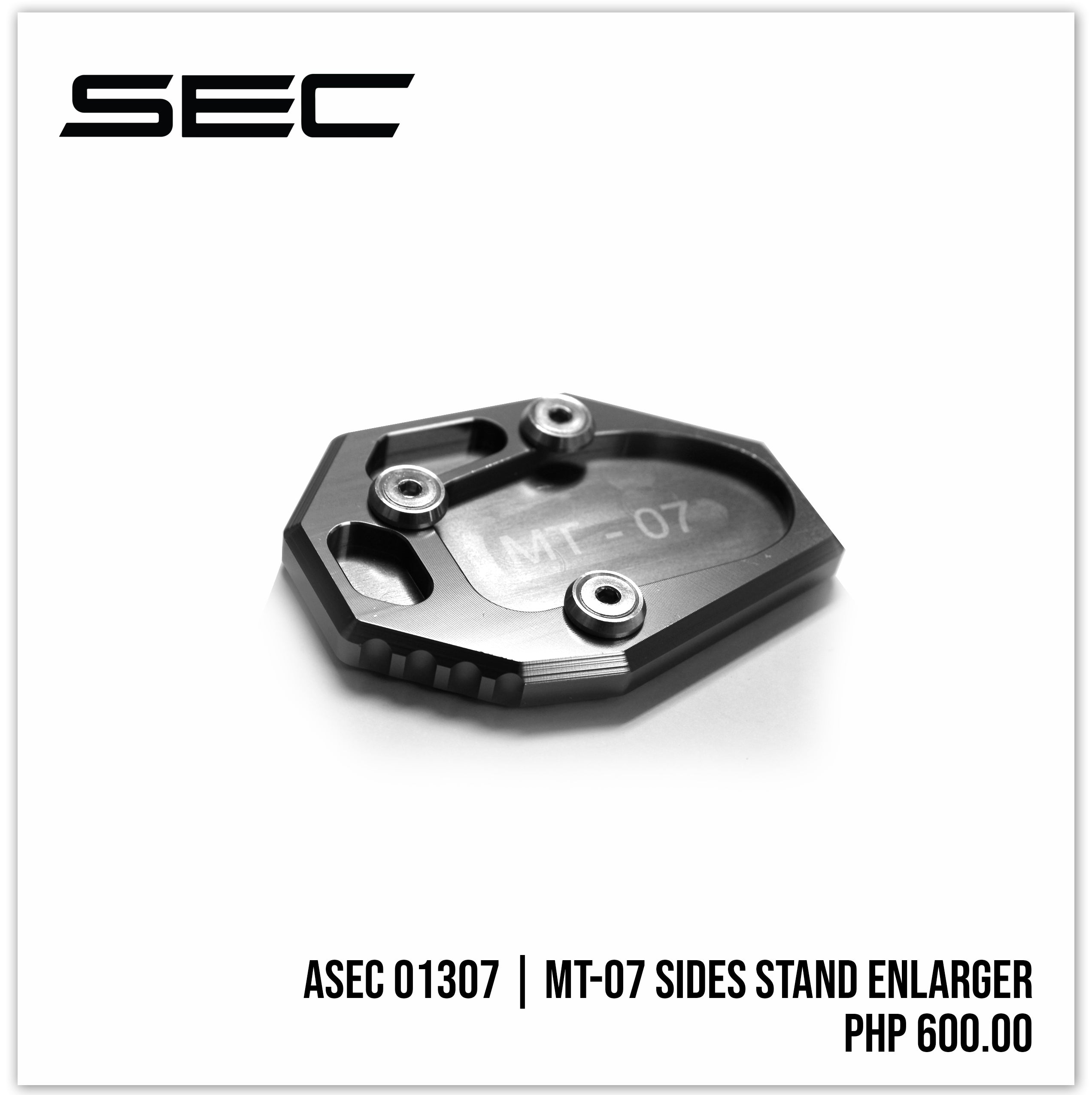 MT-07 side stand enlarger