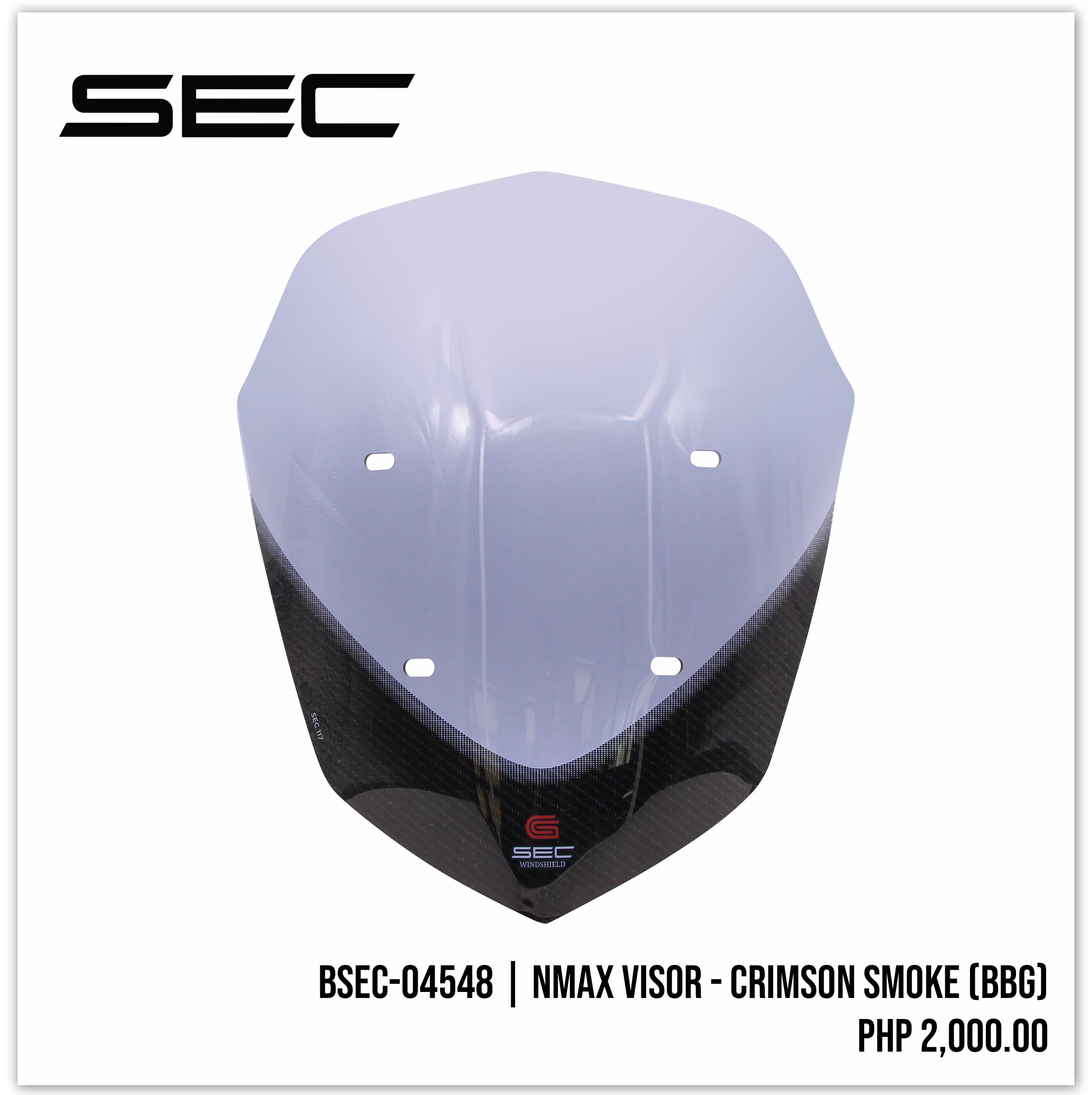 Nmax Visor - Crimson Smoke [BBG]