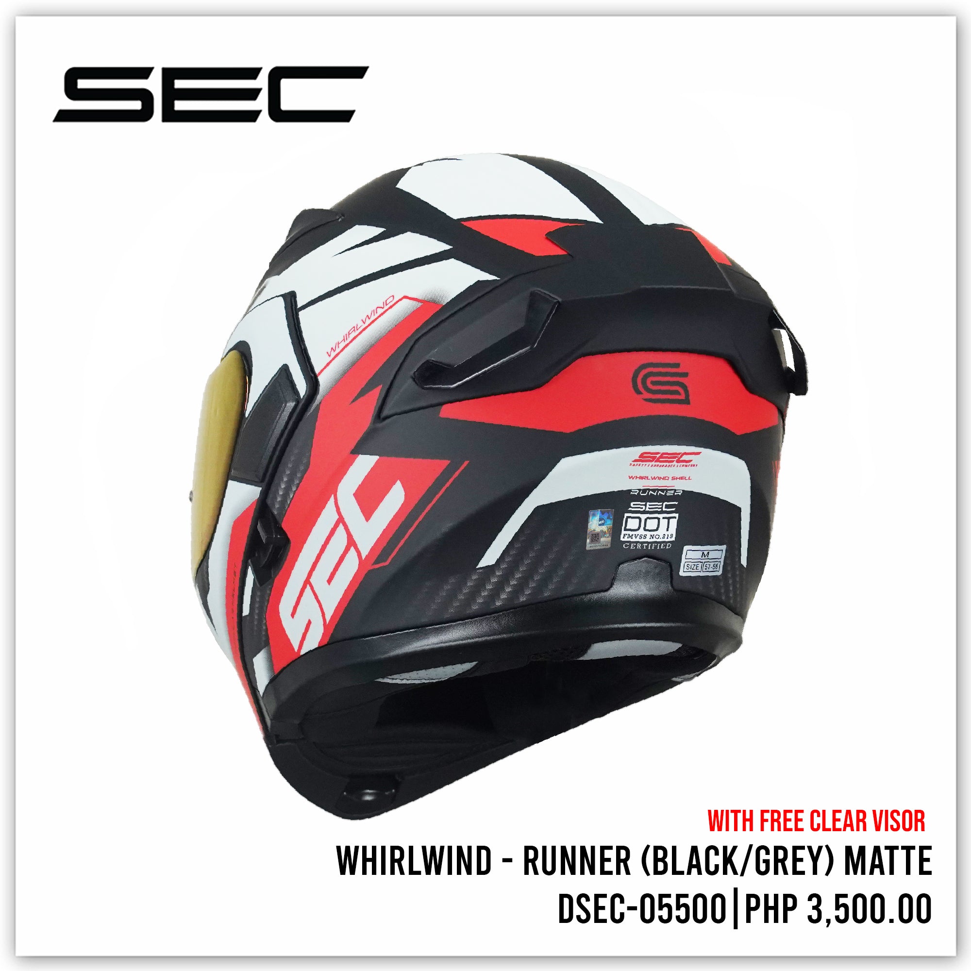 Whirlwind - Runner (Black/Grey)