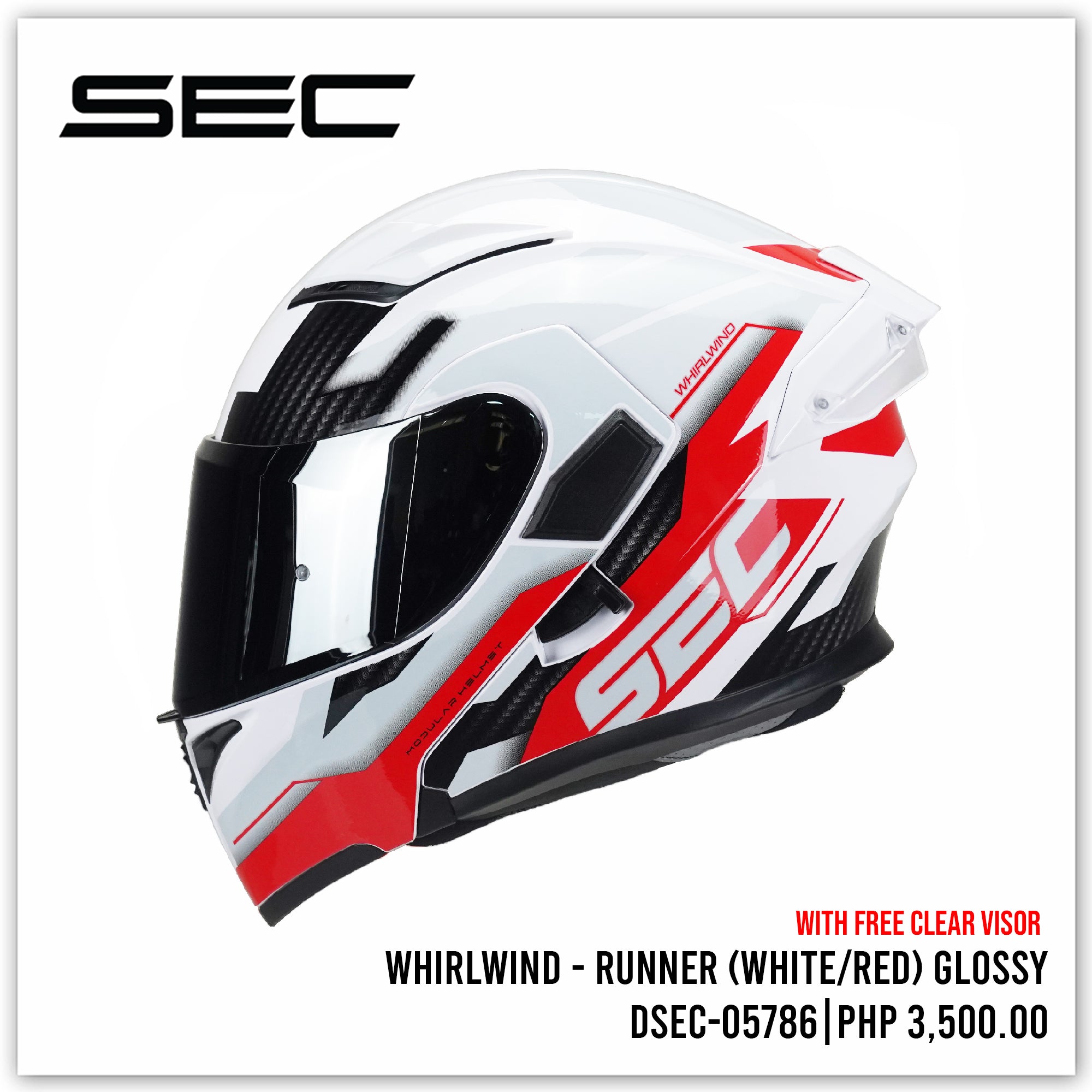 Whirlwind - Runner (White/Red)