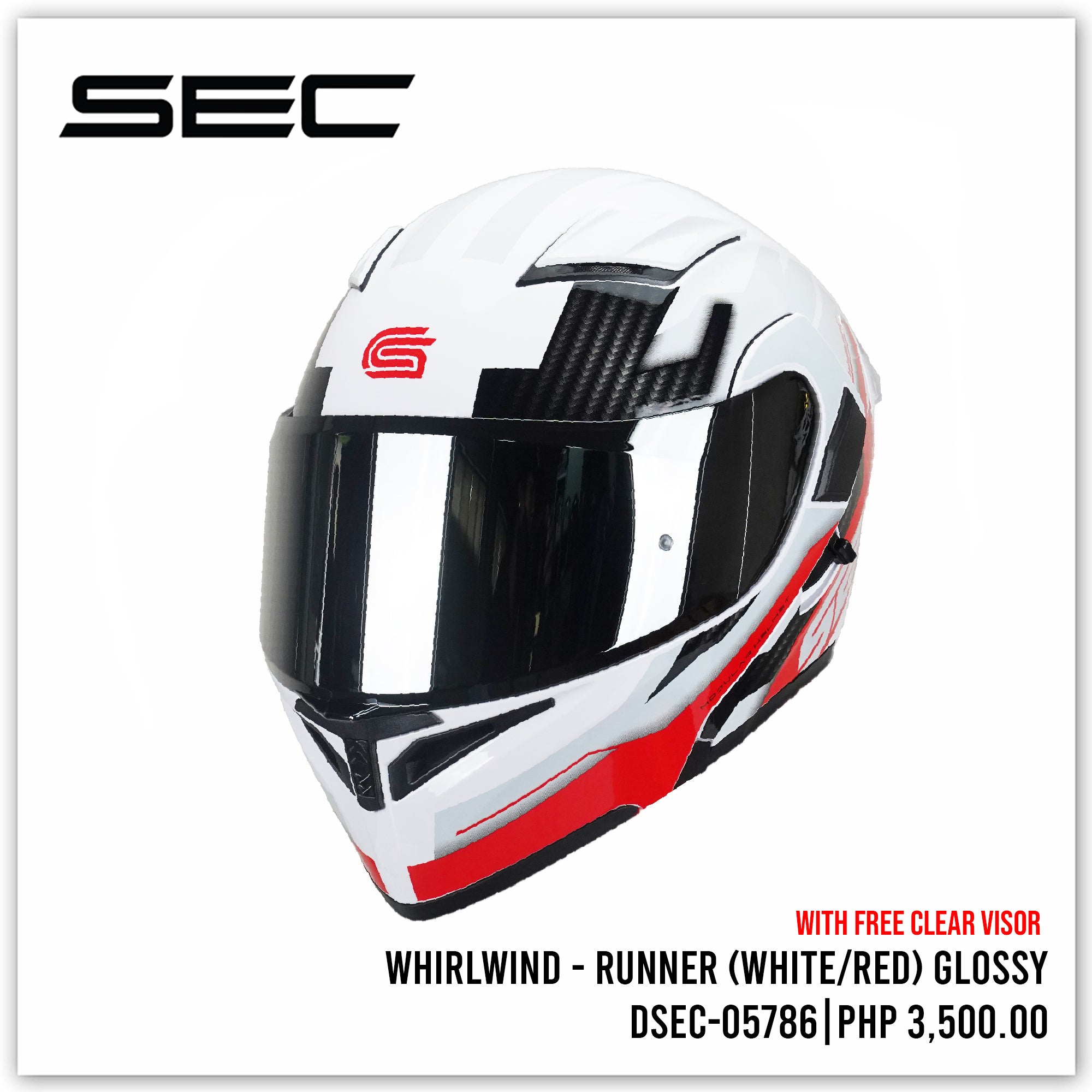 Whirlwind - Runner (White/Red)