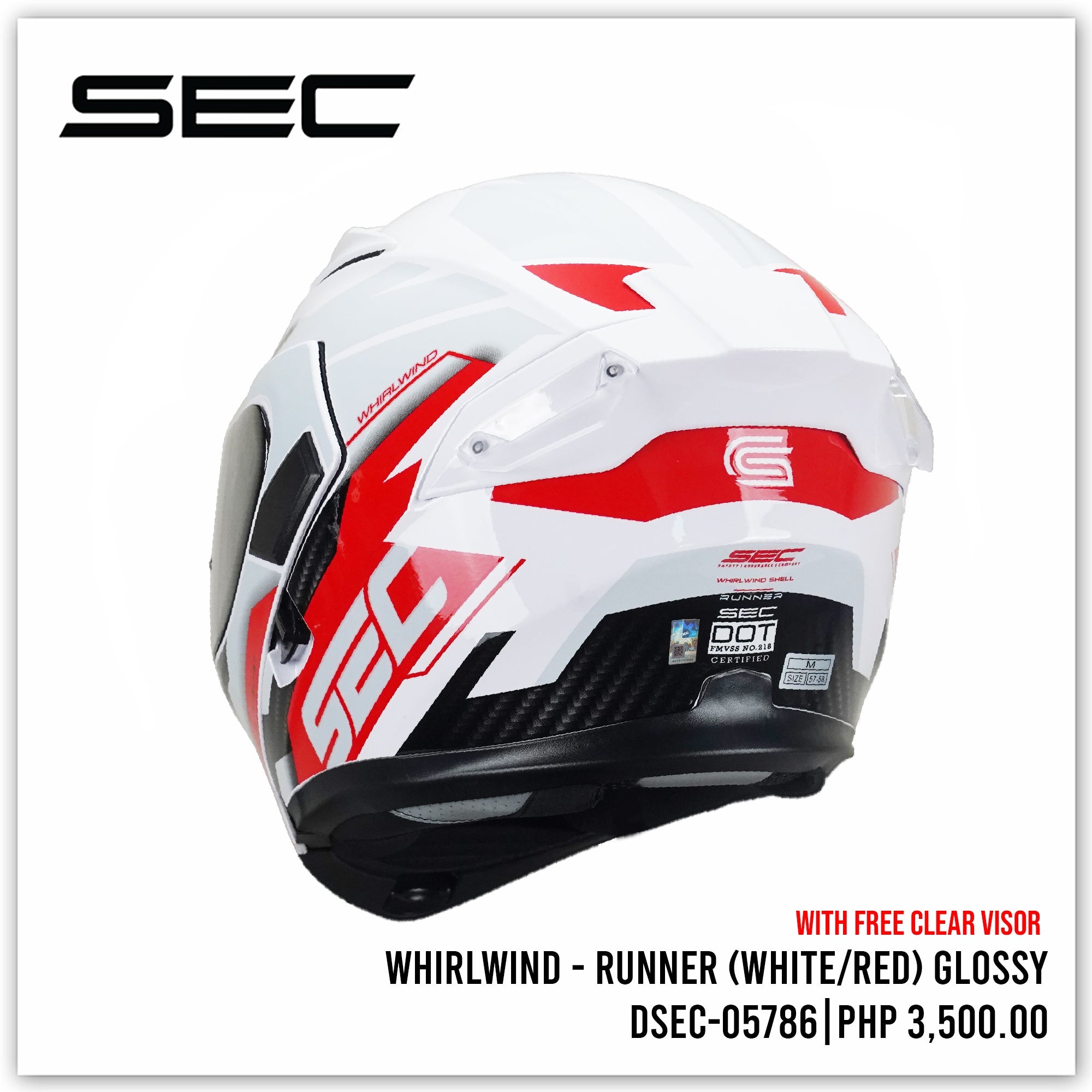 Whirlwind - Runner (White/Red)