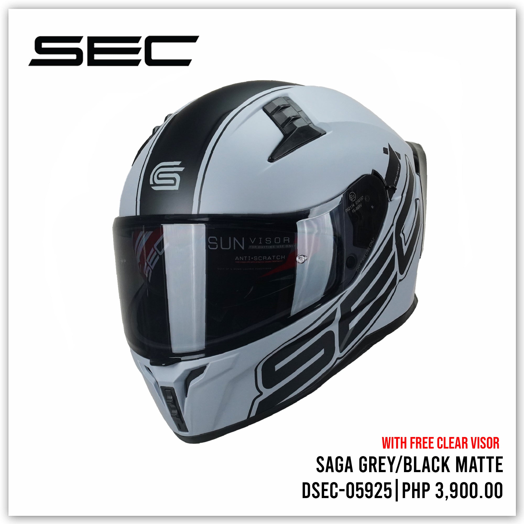 SAGA - Brand Grey/Black