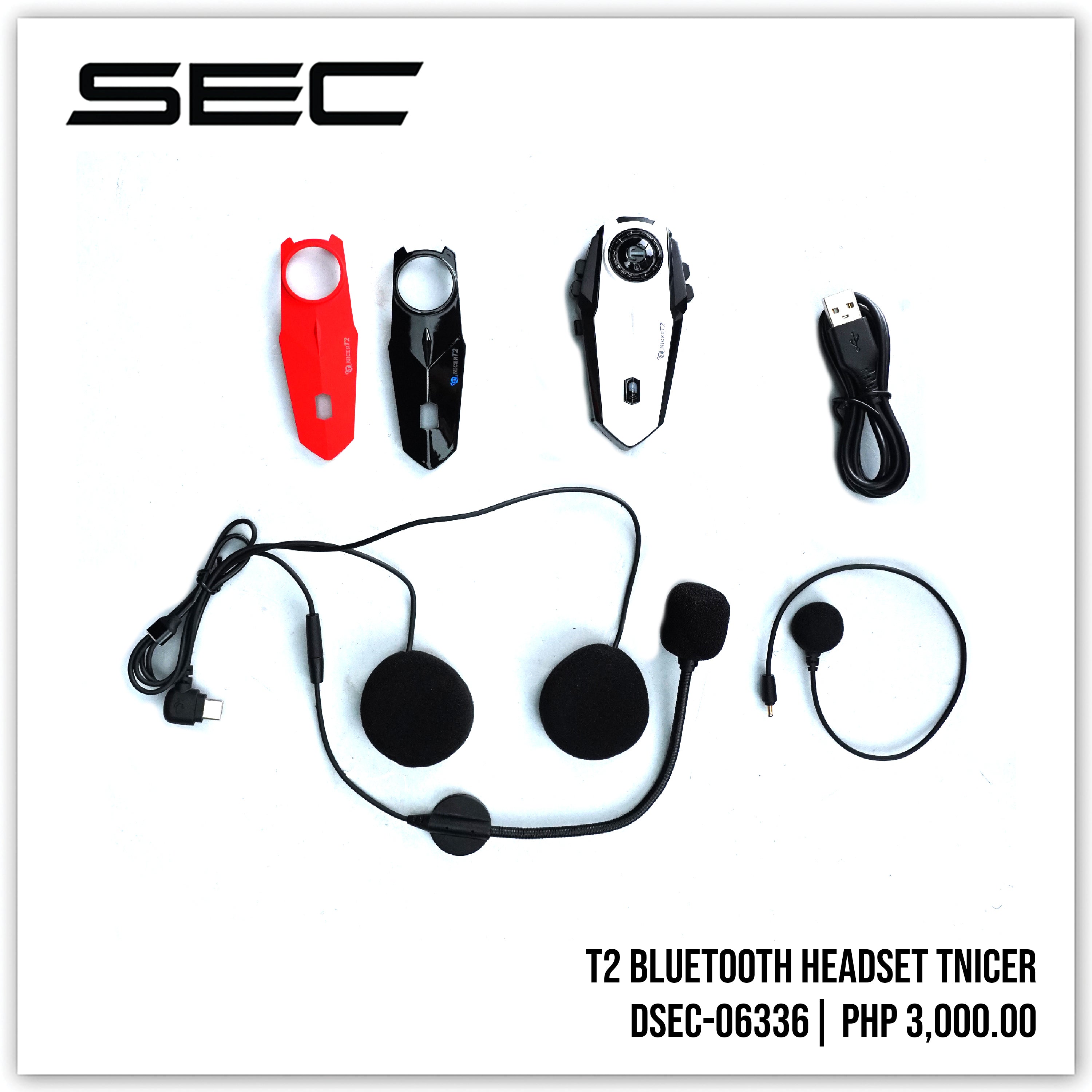 T2 Bluetooth Headset Tnicer