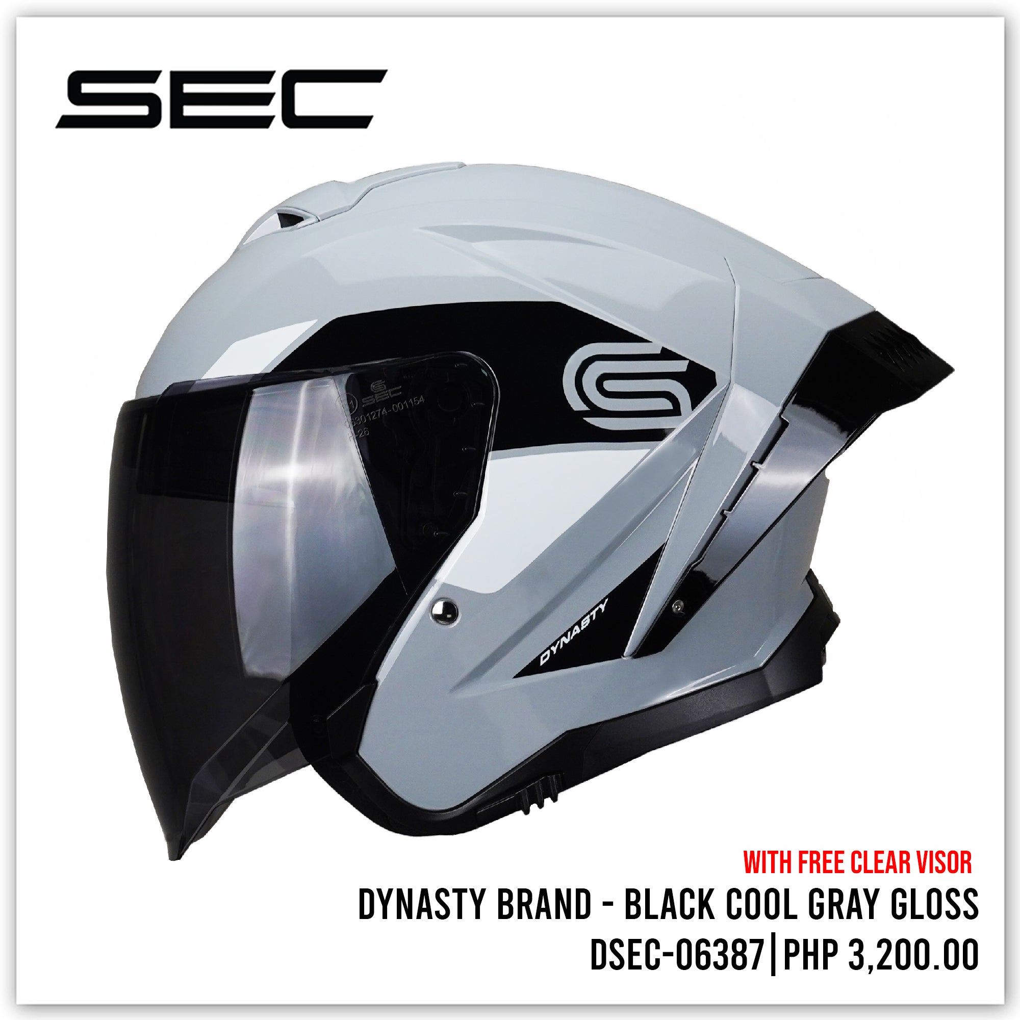 Dynasty - SEC (Cool Grey/Black) Glossy
