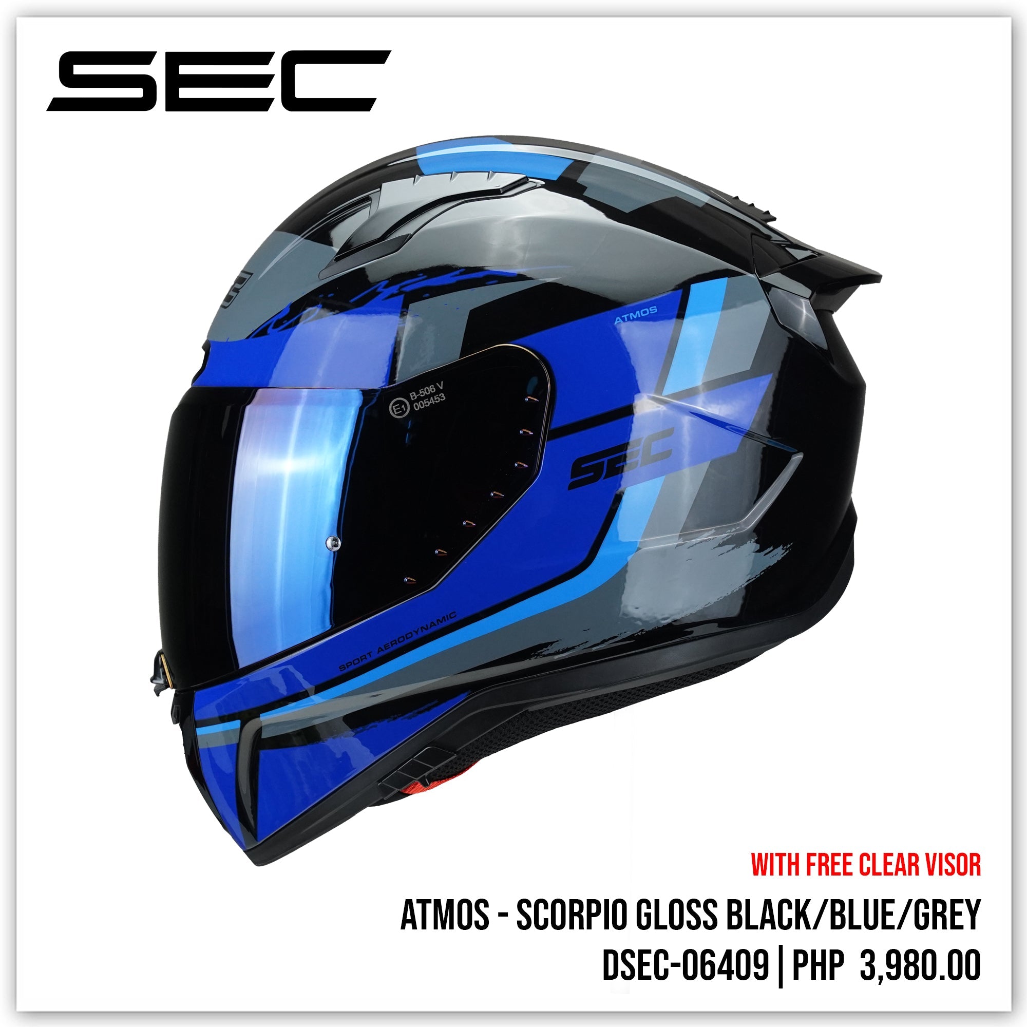 SEC PILOT - 2025 (BLACK/BLUE)