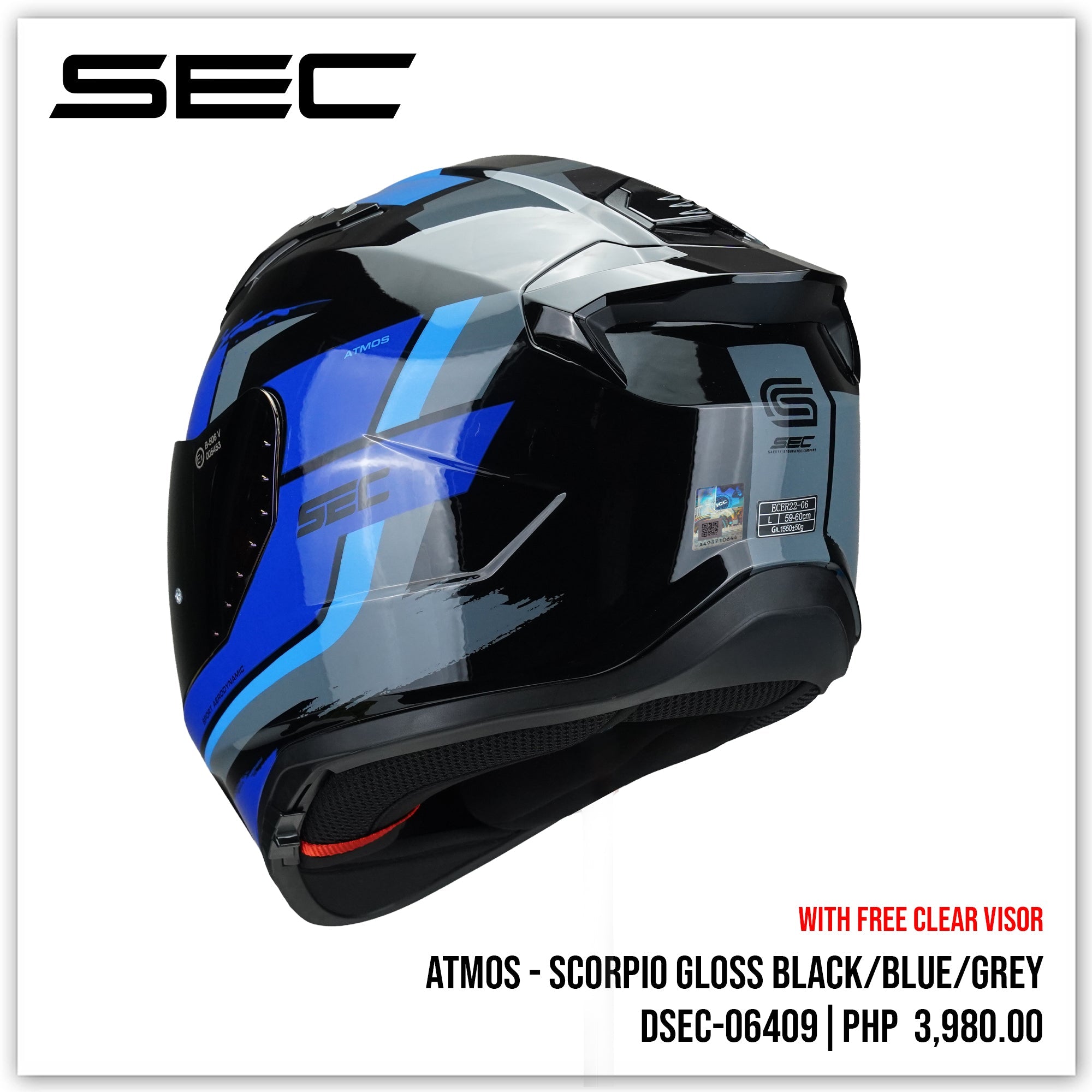 SEC PILOT - 2025 (BLACK/BLUE)