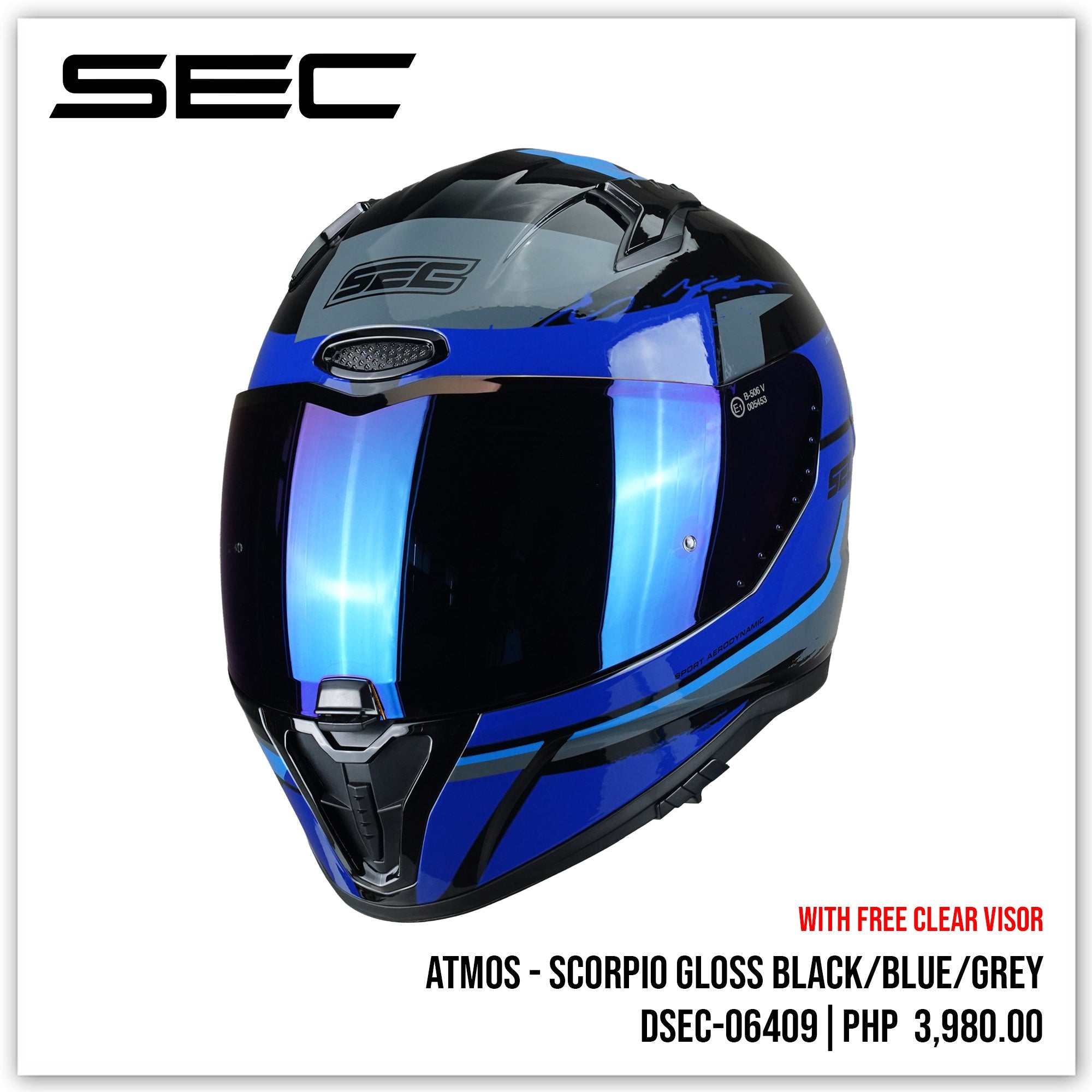 SEC PILOT - 2025 (BLACK/BLUE)