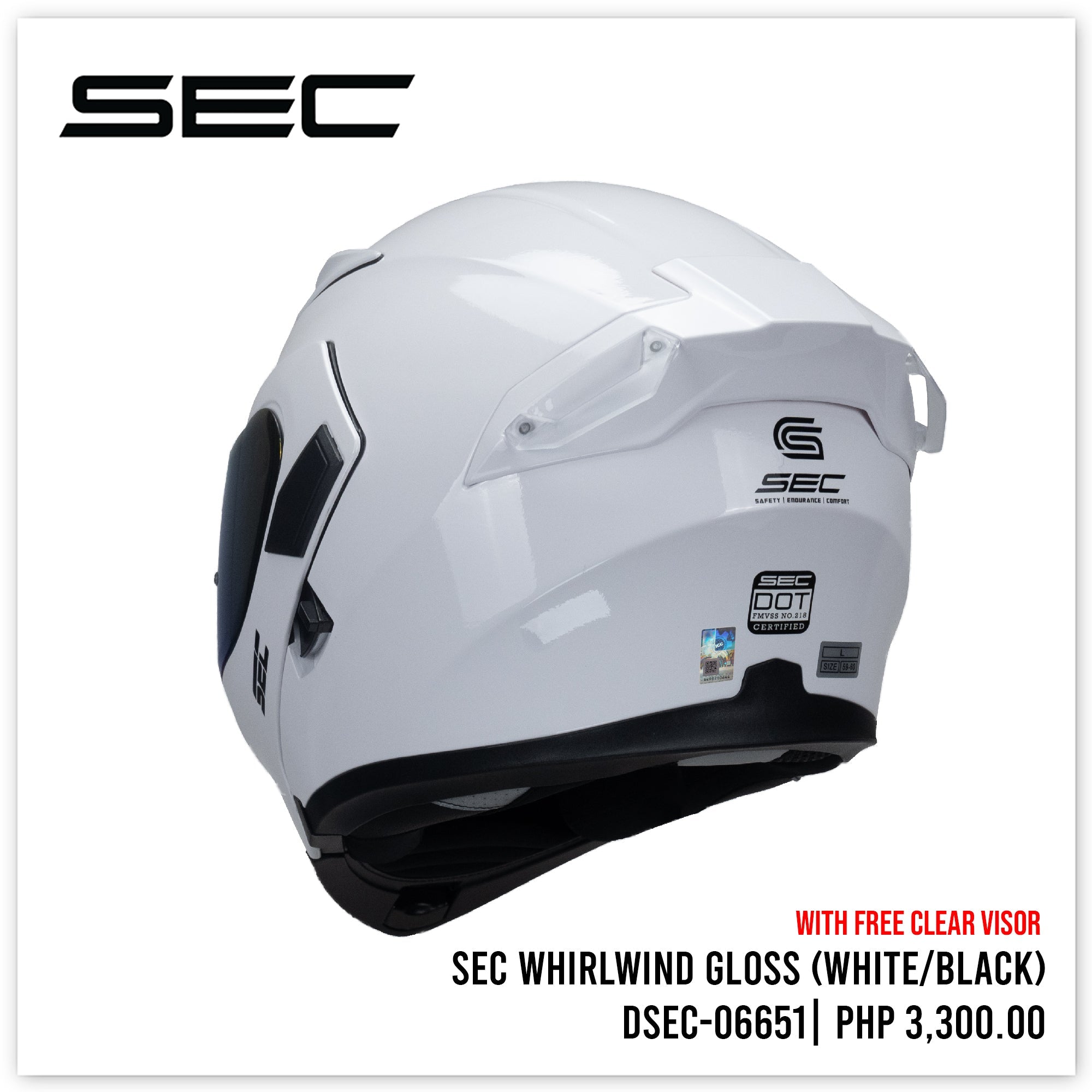 WHIRLWIND - PLAIN 23-24 (WHITE/BLACK)