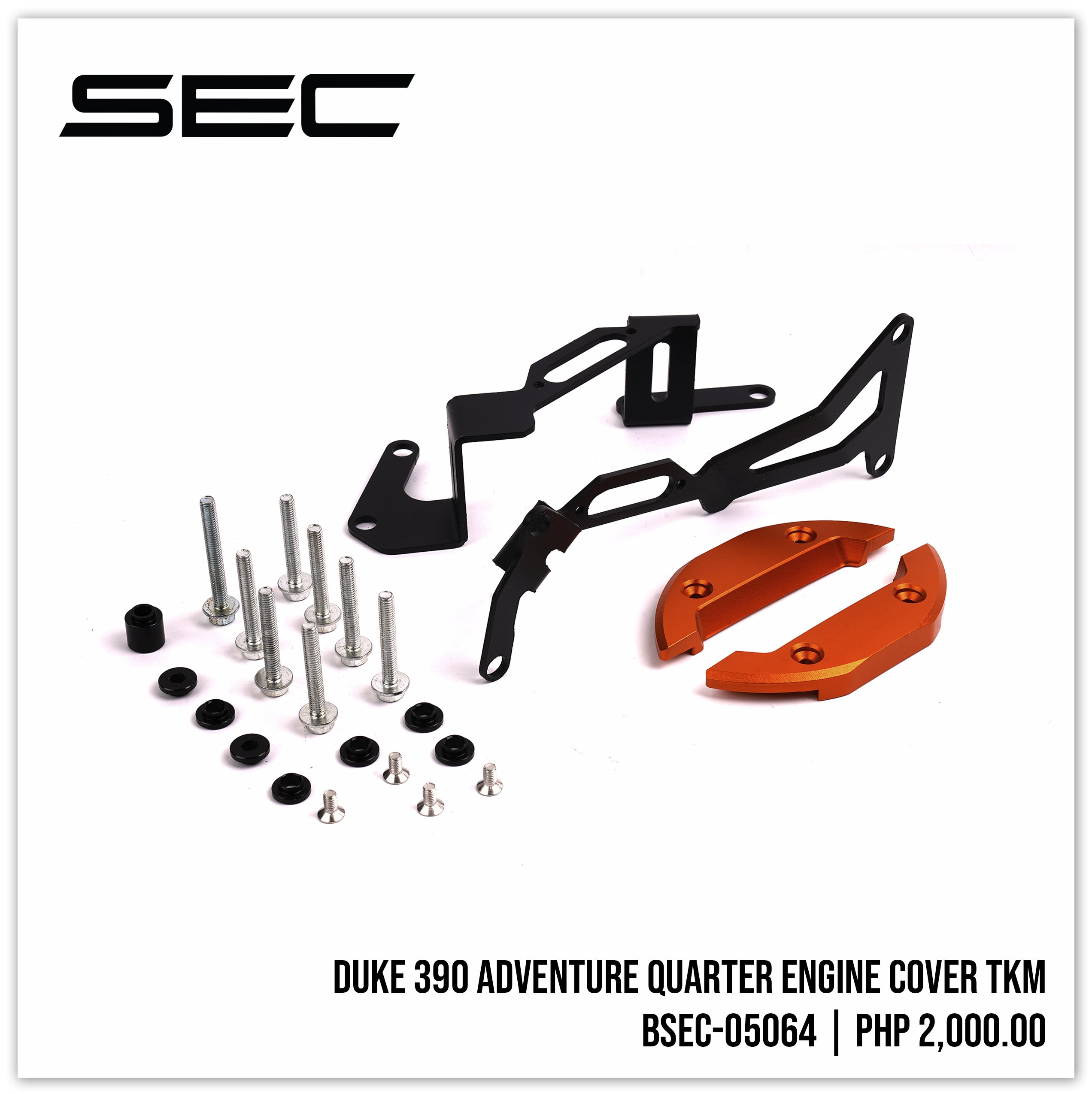 DUKE 390 Adventure Quarter Engine Cover TKM